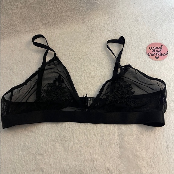 free press Other - Free Press Sheer Black Bralette